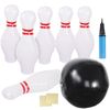  Inflatable Bowling Set for Kids Adults one Ball with Six Pin Outdoor Indoor