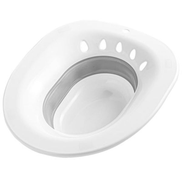 Unlnsiy Toilet Seat, Foldable, For Pregnant Women, Elderly People, For Hemorrhoids Patients, Butt Wash, Toilet Seat, Bathtub, Buttocks Wash, Lightweight, Seat Bath, With Drain Hole, Nursing Device,