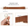 MESU Wide Purse Strap Adjustable Replacement Crossbody Shoulder Bag Brown