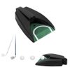 NC Golf Putting Machine Automatic Putt Return Indoor/Outdoor Practice Trainer, Black
