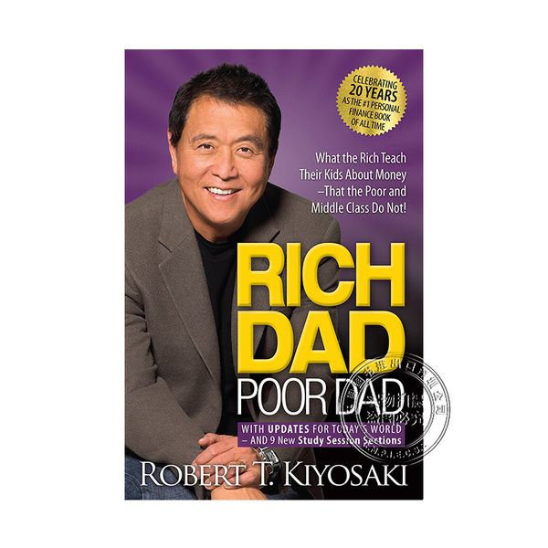 英文原版 富爸爸穷爸爸 Rich Dad Poor Dad 精装 投资理财书 反思家庭教育 各资产阶级的价值观 罗伯特清崎 Robert T. Kiyosaki