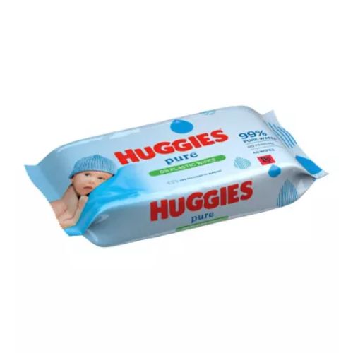 Huggies Pure Baby Wipes 0% Plastic 48s single pack