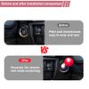 QKWL Push Start Button Cover, Durable, Waterproof and Rust-Proof, Suitable for One-Touch Start Button of Most Models (Red)