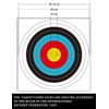 longbowmaker Archery Targets 30pcs Standard Targets Face 40cm Targets Paper