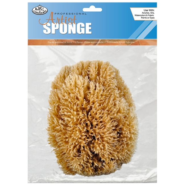 Royal and Langnickel Natural Sea Wool Artists/Personal Care Sponge 6-7 inch