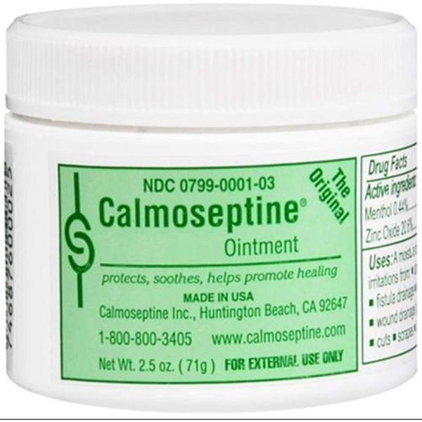 Calmoseptine Ointment - 2.5 Oz Jar Each (Pack of 3)