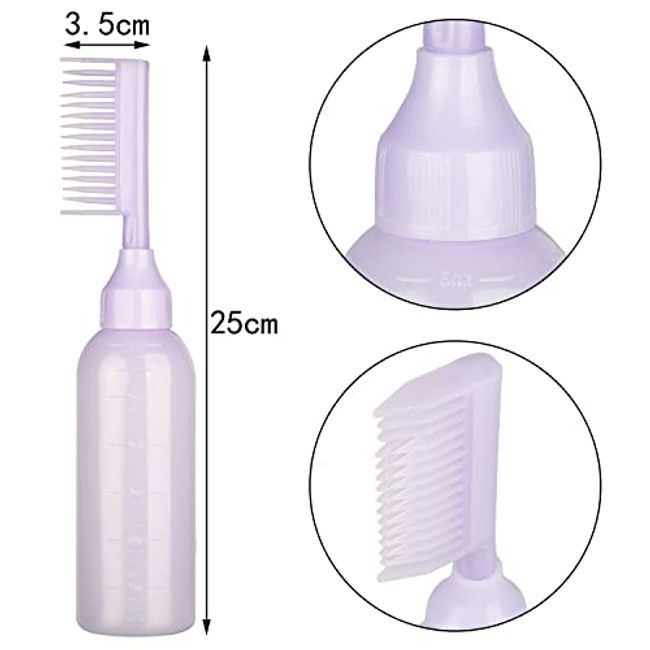 root comb applicator bottle, 2 pack