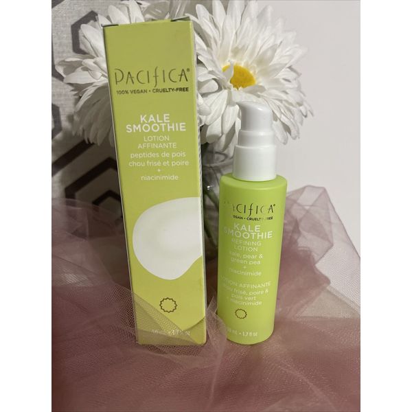 NIB Pacifica Kale Smoothie Refining Face Lotion with Niacinamide 1.7 oz 50ml