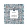 Linon Washable Wills Polyester 3'x5' Rug in Gray