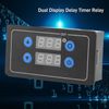 DC 12V Timer Relay Module Dual Digital Display Adjustable Cycle Delay Timing Delay Board Digital Display 0.1sec-999 Control Start and Stop Cycle Timer Relay