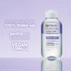 Garnier Skin Active 2 in1 Eye Make Up Remover, Suitable For Waterproof Makeup, Gentle On Eyes and Eyelashes, Use With Reusable Micellar Eco Pads, 125 ml