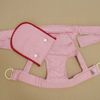 Traditional Japanese Piggy String Simple Red Dungaree Stripe Red
