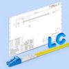 Ipolex LC to LC Fiber Patch Cable Single Mode, 1G/10GB OS2, 50m, 1-Pack