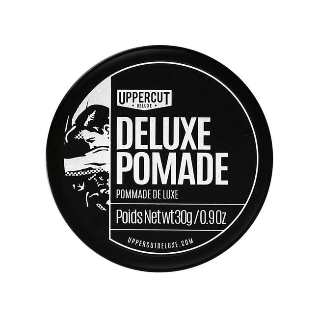 Uppercut Deluxe, Deluxe Pomade Midi, High Shine and Strong Hold for Men, Starker Halt und hoher Glanz Pomade Herren, Pomade Wasserbasiert zur Klassischer Looks, 30g