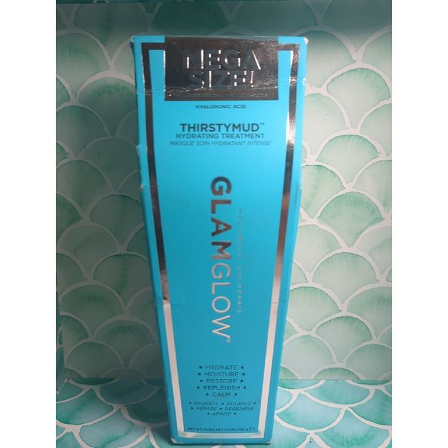 Glamglow Thirstymud Hydrating Face Mask Treatment Mega Size 3.5oz / 100g