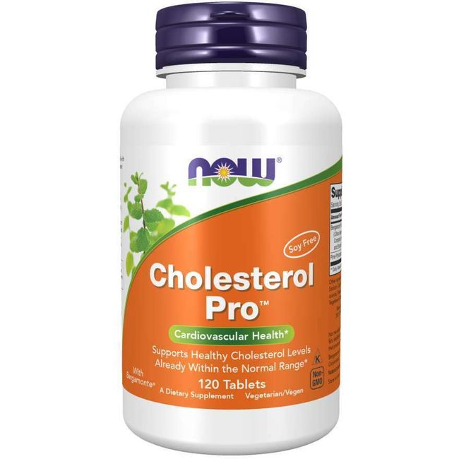 Now Foods Cholesterol Pro 120 Tabs Fresh 03/27EXP