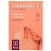 Cleanlogic Bath & Body Exfoliating Soap Saver, Exfoliator Scrubber Pouch, Daily Skincare Routine for Smooth Clean Skin, Assorted Colors, 3 Count Value Pack