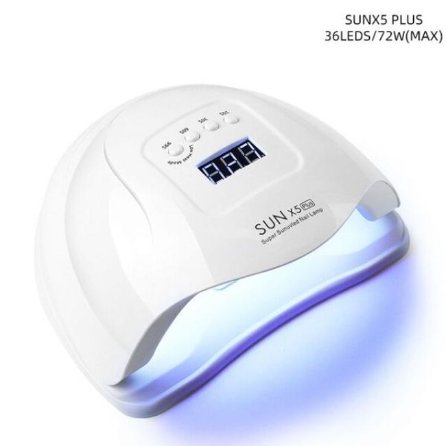 LED/UV Nail Lamp 36/45/66 Bulbs Motion Sensing Manicure Pedicure Salon Tool Gel Varnish Curing, 36 LEDS_EU PLUG