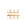 Shores Kitchenware Bamboo Plate/Lid Rack Holder Organizer (8 Slots)