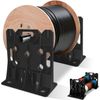 2x Cable Reel Dispenser Rack Wire Spool Caddy Holder Pull Spool Organizer Stands