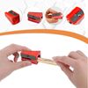 TAYCZGQL 4 Pack Carpenter Pencil Sharpener Large Jumbo Wide for Flat Carpenters Lumber Construction Pencils Rectangle Square Rectangular