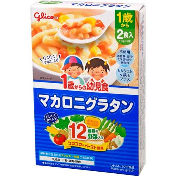 Icreo Glico Baby Food, Infant Food 1 Year Old, Macaroni Gratin