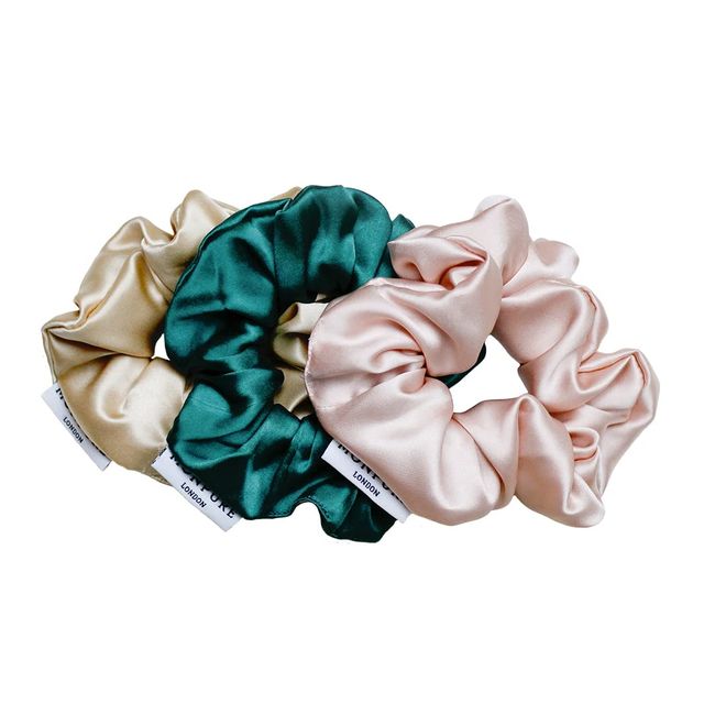 MONPURE, Style and Protect Silk Scrunchie Trio