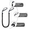 5ft Bungee Dock Line with Loops – Lightweight Elastic Mooring Rope for Quick Docking, 2-Pack (Black)