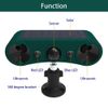2PCS Solar Outdoor Wireless Motion Sensor Alarm 2*130db Loud Noise Maker 4 Modes