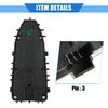X AUTOHAUX Window Control Switch Compatible for Mercedes-Benz, Plastic Black