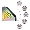 BRAWNA [ 30 m ] Pre-Inked Mapping String for Eyebrow Measuring - Microblading Supply - PMU Supplies - Black