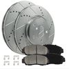 Front Brake Kit Rotors + Ceramic Pads for Dodge Avenger 2008-2014
