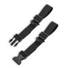 Mellbree Adjustable Backpack Chest Strap, Quick Release Backpack Sternum Strap Chest Belt with Slide D-Ring Black