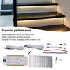 Yunir Motion Sensor LED Stair Light Controller, 32 Channels Intelligent Automatic Staircase Ladder Step Light Controller, Stairway Lighting Controller, for Home, Store DC12V 24V