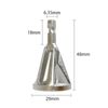 Deburring External Chamfer Tool, Deburring Drill Bit, Remove Burr Tools,1/4inch Hex Shank, Quickly Repairs Damaged Metal External Chamfer Deburring Tool