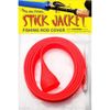 Stick Jacket Rod Covers - Casting XL - Red