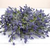 Floral Candle Ring Purple Array Astilbe Flowers 3 in Inside Ring 10 in Overall
