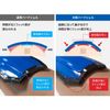Molten GG0032-KR Shin Guard Flex, Hinged Structure, Small, Black and Red