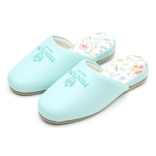 Minton Coated Flower Haddon Hole Slippers, green