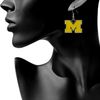 NCAA Siskiyou Sports Womens Michigan Wolverines Dangle Earrings One Size Team Color