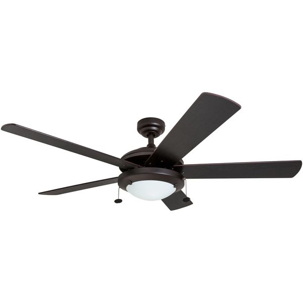 Prominence Home Bolivar 52 Inch Modern LED Ceiling Fan with Light Pull Chain