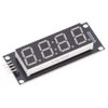 4-Digit 7-Segment LED Display Tube Module Fits for Use Library TM1637.h(Red)