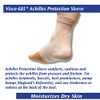 PediFix Visco-gel Achilles Protection Sleeve,White Large