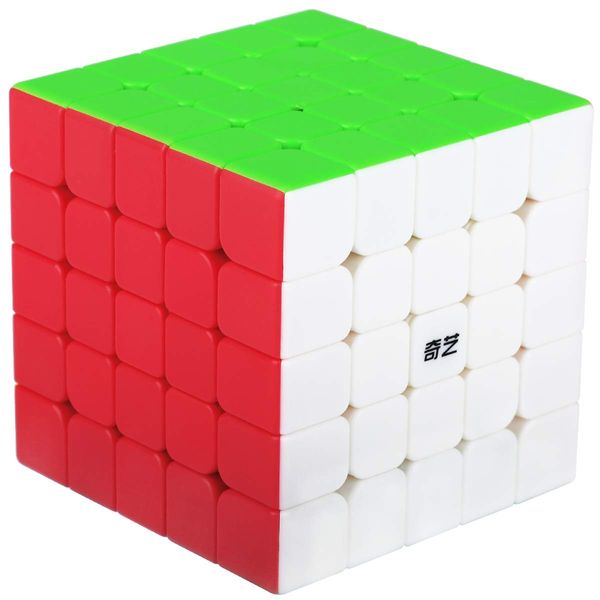 Maomaoyu 5x5 5x5x5 Cube,Speed Magic Cube 5x5,Easy Turning 3D Puzzle Cube Games Brain Teaser Toy Presents Stocking Filler for Kids (Stickerless)