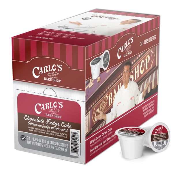 Cake Boss Coffee, Chocolate Fudge Cake, 24 Count, 8.4 OZ