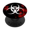 Biohazard Sign Zombie Apocalypse Horror PopSockets Swappable PopGrip