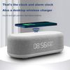 Wireless Charger With Alarm Clock Night Light Thermometer For iPhone 16 Samsung