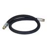 1/2" x 120" 2-Wire Hydraulic Hose Assembly Solid & Swivel 3,000 Max PSI