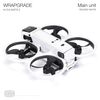 WRAPGRADE Skin Stickers Compatible with DJI Avata 2 (Racing White)