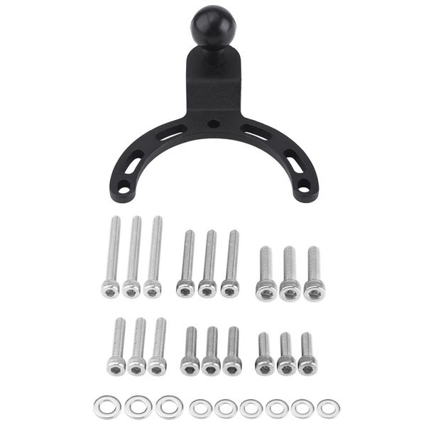 Keenso Adjustable Motorcycle Gas Tank Mount Bracket, GPS Phone Camera Bracket Hoder for